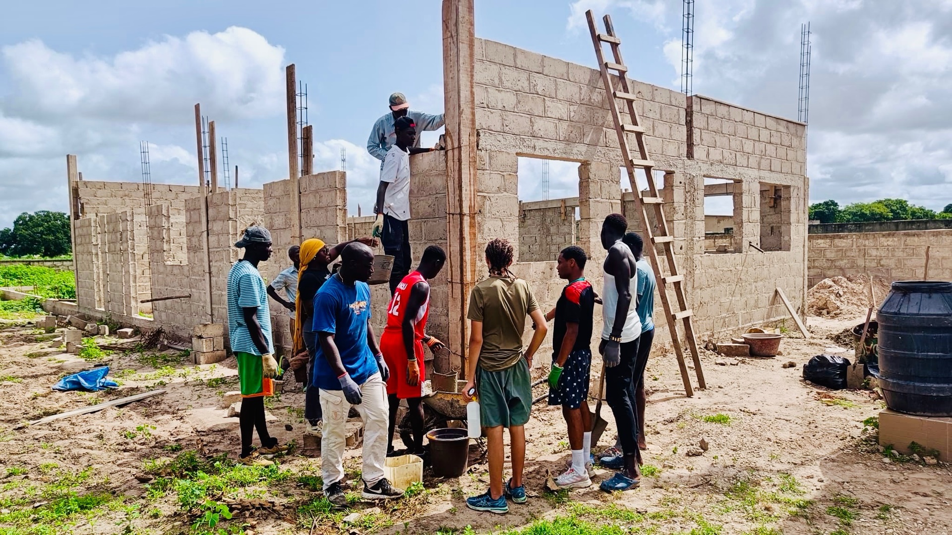 Construction du bâtiment