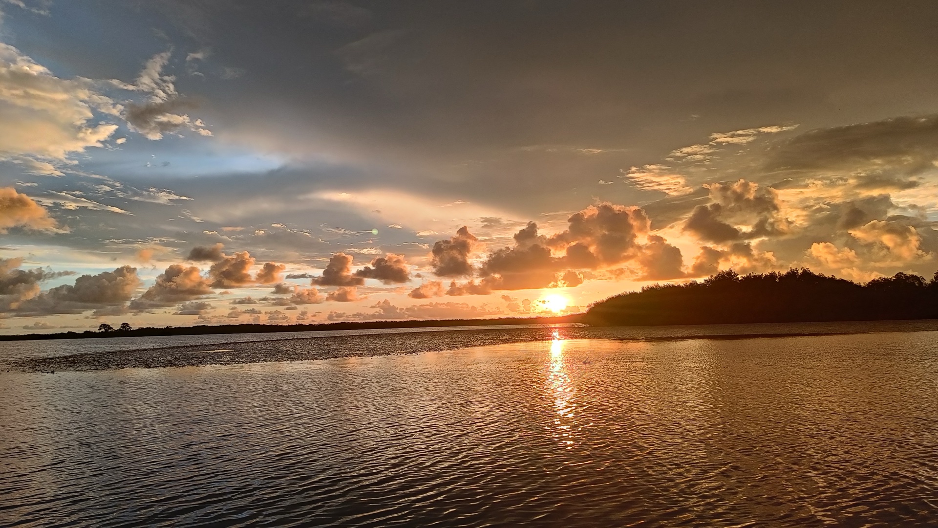 Coucher de soleil magnifique